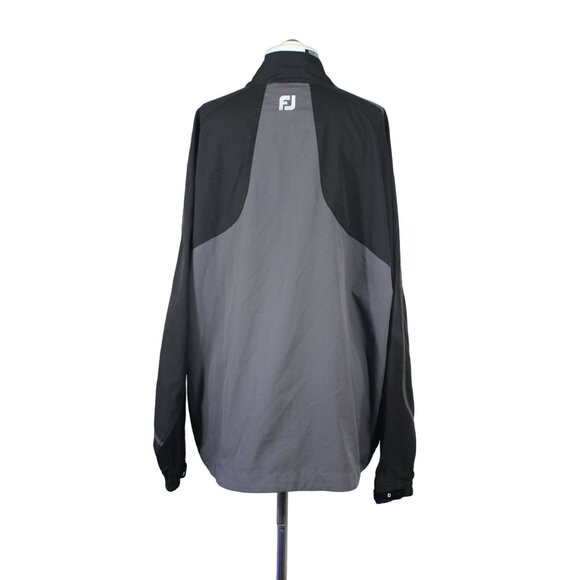 Footjoy FJ men's 1/4 zip stand up collare colorblock performance golf jacket L - Picture 3 of 12